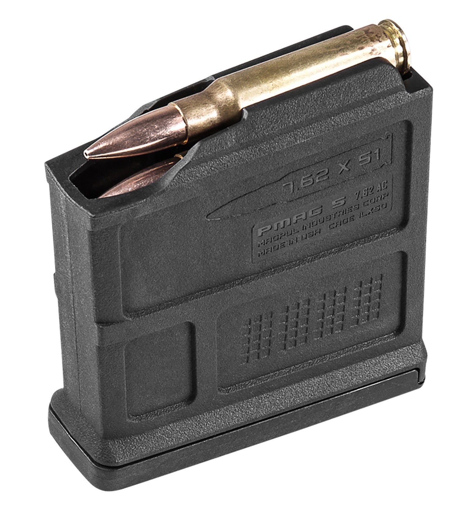 Magpul MAG549BLK AICS Pattern PMAG 5-Round Detachable Magazine 308 Win/6.5 Creedmoor Compatible Short Action Black