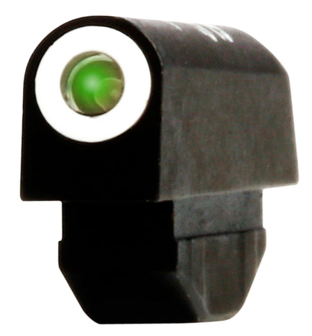 XS Sights RV0001N4 Green Tritium Standard Dot Revolver Front Sight for S&W - White Outline