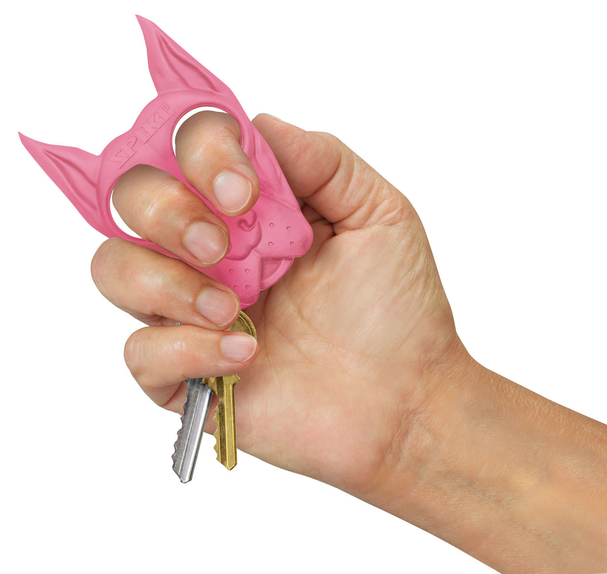PSP SPIKEPK Spike Key Chain Pink Impact-Resistant ABS Plastic