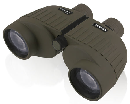Steiner Military-Marine 7x50mm Porro Prism Binoculars 2038, Sports-Auto Focus, OD Green Makrolon w/Rubber Armor