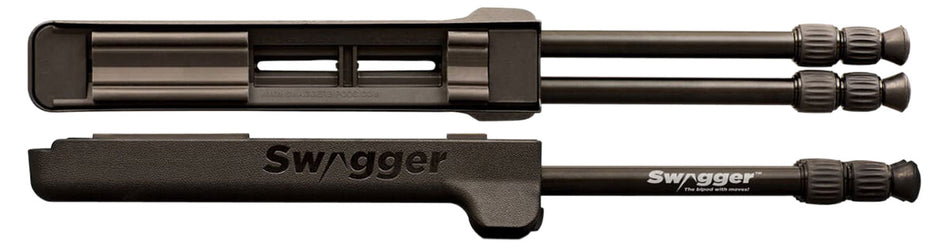 Swagger SWAGBPHT42 Hunting Bipod, 9.75" to 41.25" Telescoping Legs, Impact-Resistant Polymer Construction