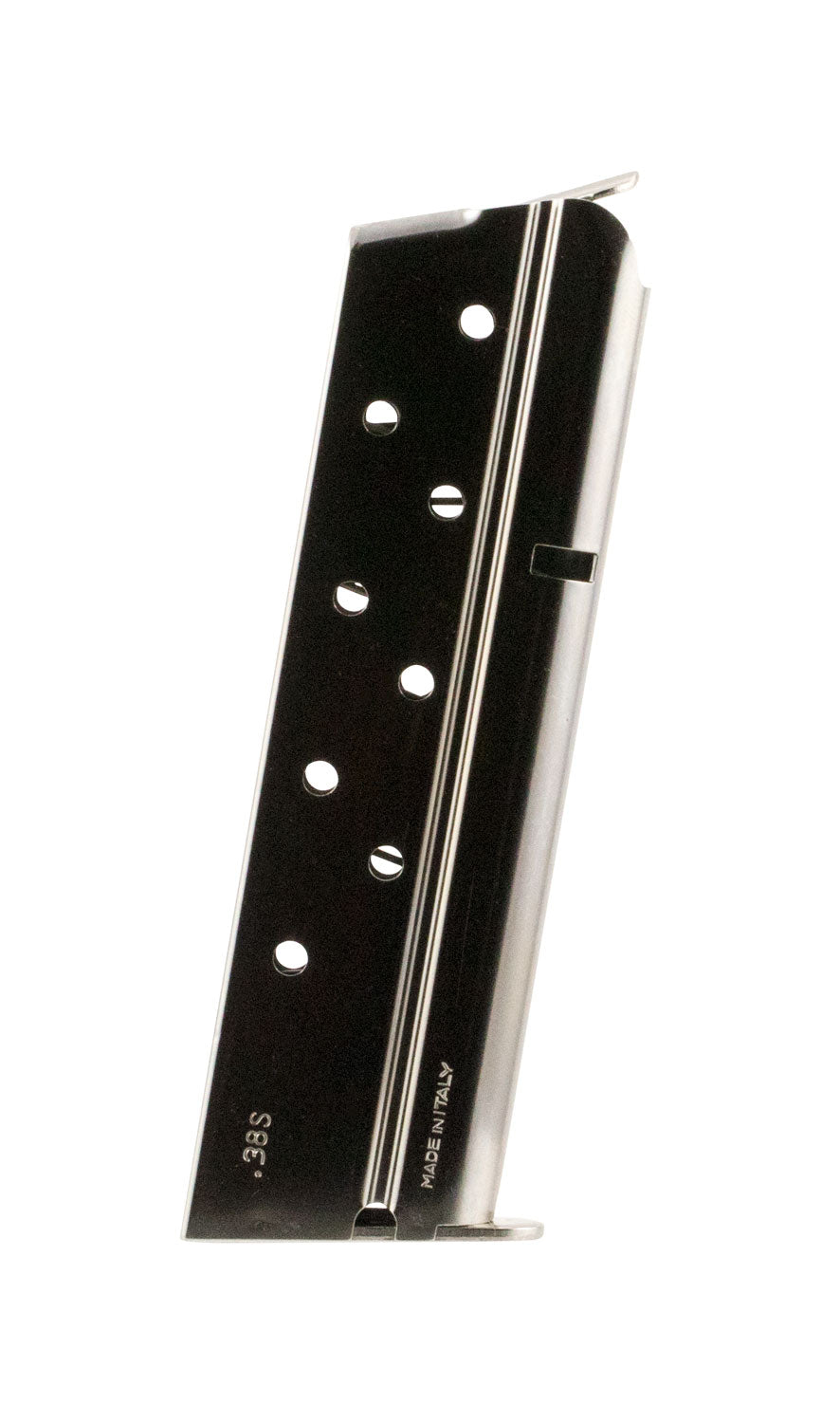 Rock Island 1911 Compatible 9-Round 38 Super Nickel Metal Detachable Handgun Magazine