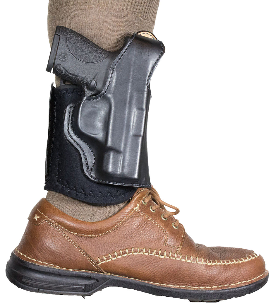 DeSantis Die Hard Ankle Carry Holster Leather/Sheepskin Sig P365 and P365 SAS Right Hand