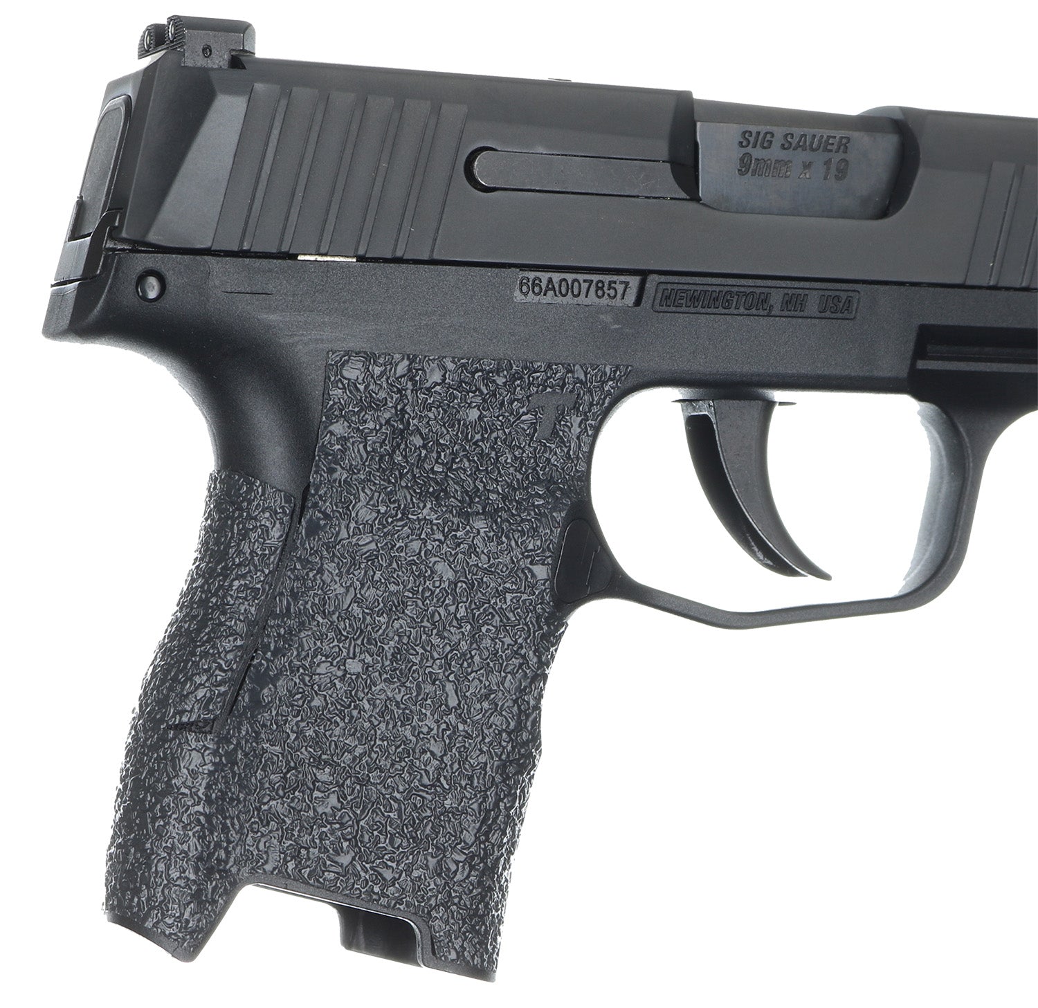 Talon Grips 021R Textured Rubber Stick-On Grip for Sig Sauer P365, Black
