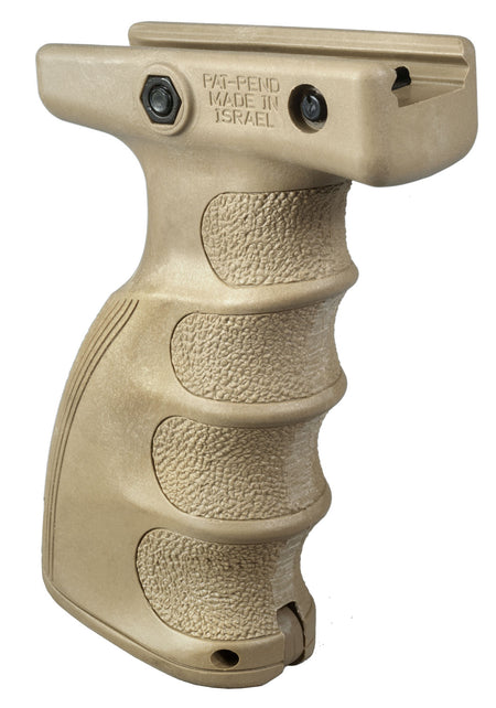 FAB Defense AG-44S QD Ergonomic Foregrip Flat Dark Earth Reinforced Polymer for Picatinny Rail