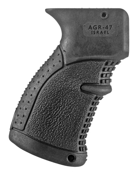 FAB Defense AGR-47 Ergonomic Black Rubberized Pistol Grip with Storage for AK-47 AK-74 Platforms