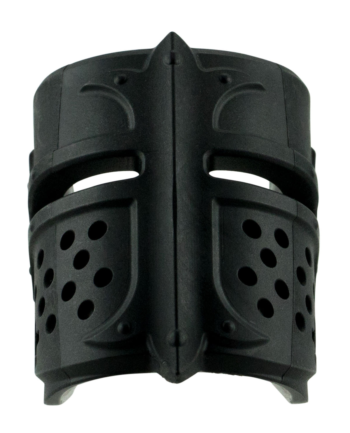 FAB Defense FXMOJOCAVB Mojo Magwell Ergonomic Foregrip Crusader Mask for 5.56x45 M16 AR Lower Receiver Black Fiberglass Polymer
