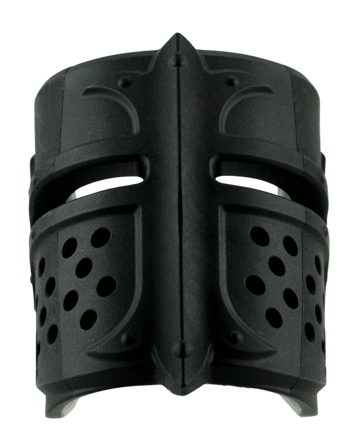 FAB Defense FXMOJOCAVB Mojo Magwell Ergonomic Foregrip Crusader Mask for 5.56x45 M16 AR Lower Receiver Black Fiberglass Polymer