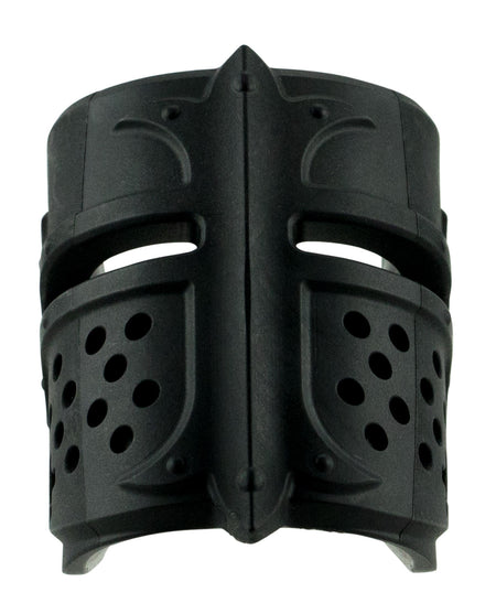 FAB Defense FXMOJOCAVB Mojo Magwell Ergonomic Foregrip Crusader Mask for 5.56x45 M16 AR Lower Receiver Black Fiberglass Polymer