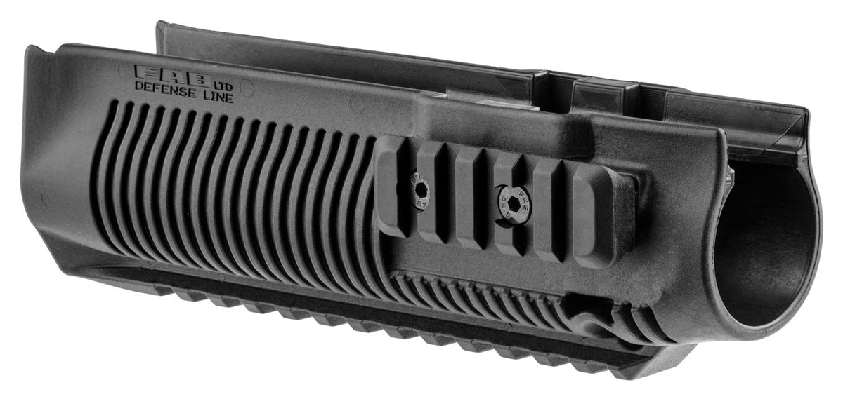 FAB Defense PR-870 Three-Rail Shotgun Forend for Remington 870 Black Reinforced Polymer 7.30" OAL