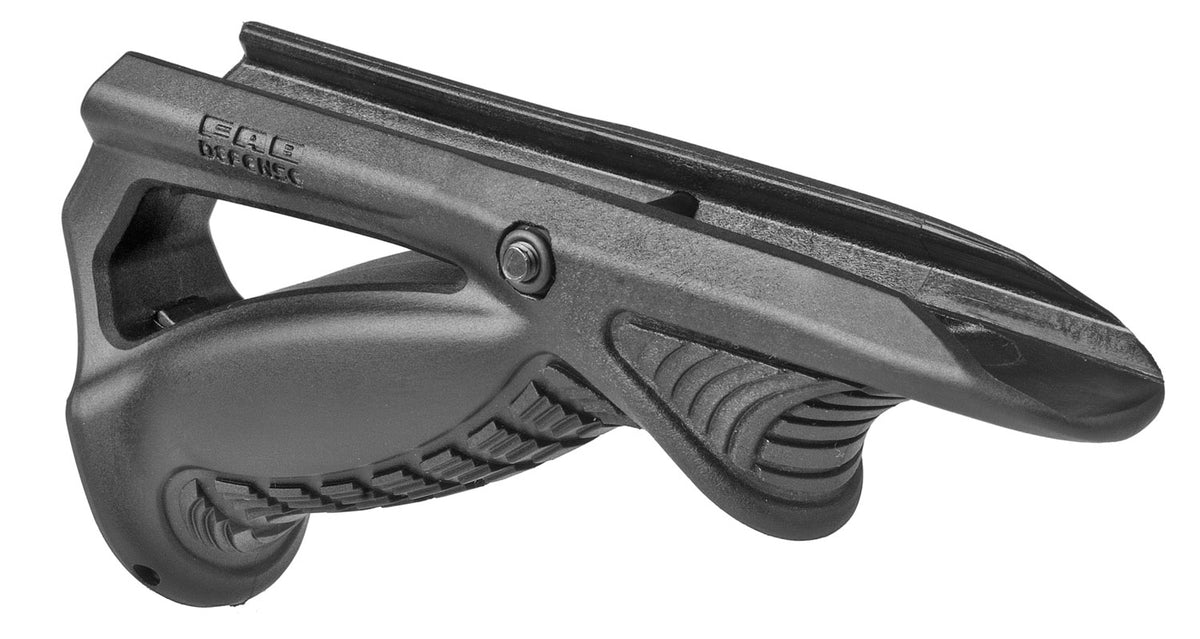 FAB Defense PTK Tactical Angled Pointing Grip Black Polymer for MIL-STD Picatinny Rail