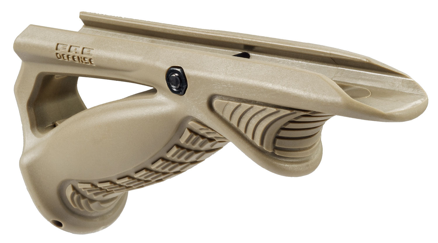 FAB Defense PTK Tactical Angled Pointing Grip Flat Dark Earth Polymer for MIL-STD Picatinny Rail