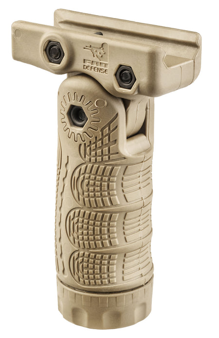 FAB Defense FXTFLT T-FL FDE 7-Position Vertically Folding Foregrip Mil-Spec Polymer