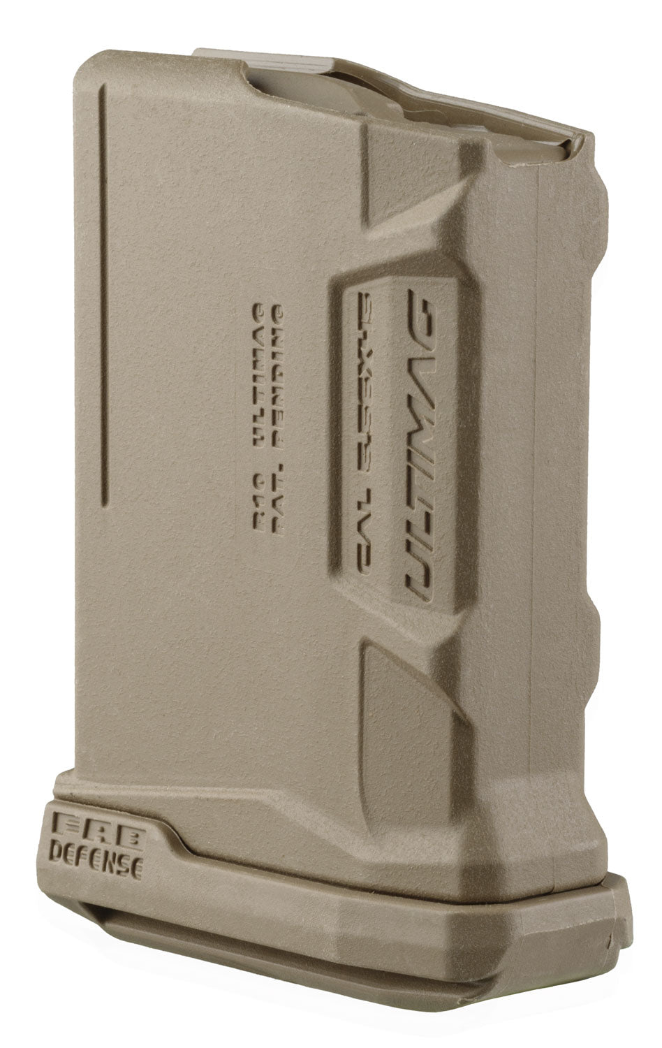 FAB Defense FXUMAGR10T Ultimag 10R Magazine 5.56x45mm NATO for AR-15/M16/M4 Flat Dark Earth Steel and Polymer