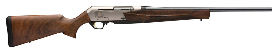 Browning 031047227 BAR MK3 Full Size 7mm Rem 3+1 24" Blue Polished Sporter Barrel, Drilled & Tapped Engraved Matte Nickel Aluminum Receiver, Fixed Oiled Turkish Walnut Stock, Right Hand