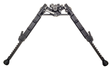 Accu-Tac HD-50 Heavy Duty Bipod 7 to 10 Inch Black Hardcoat Anodized Aluminum