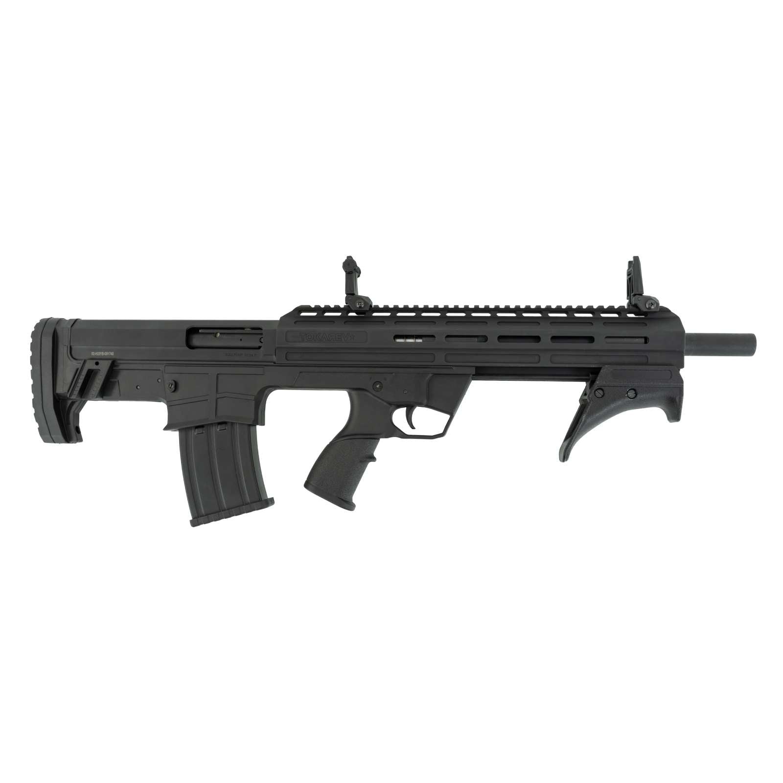 Tokarev USA 21000418 BullPup 12 Gauge Pump 3" 5+1 18.50" Black Steel Barrel, Black Anodized Picatinny Rail Aluminum Receiver, Picatinny Handguard, Bullpup Synthetic Stock, Angled Grip