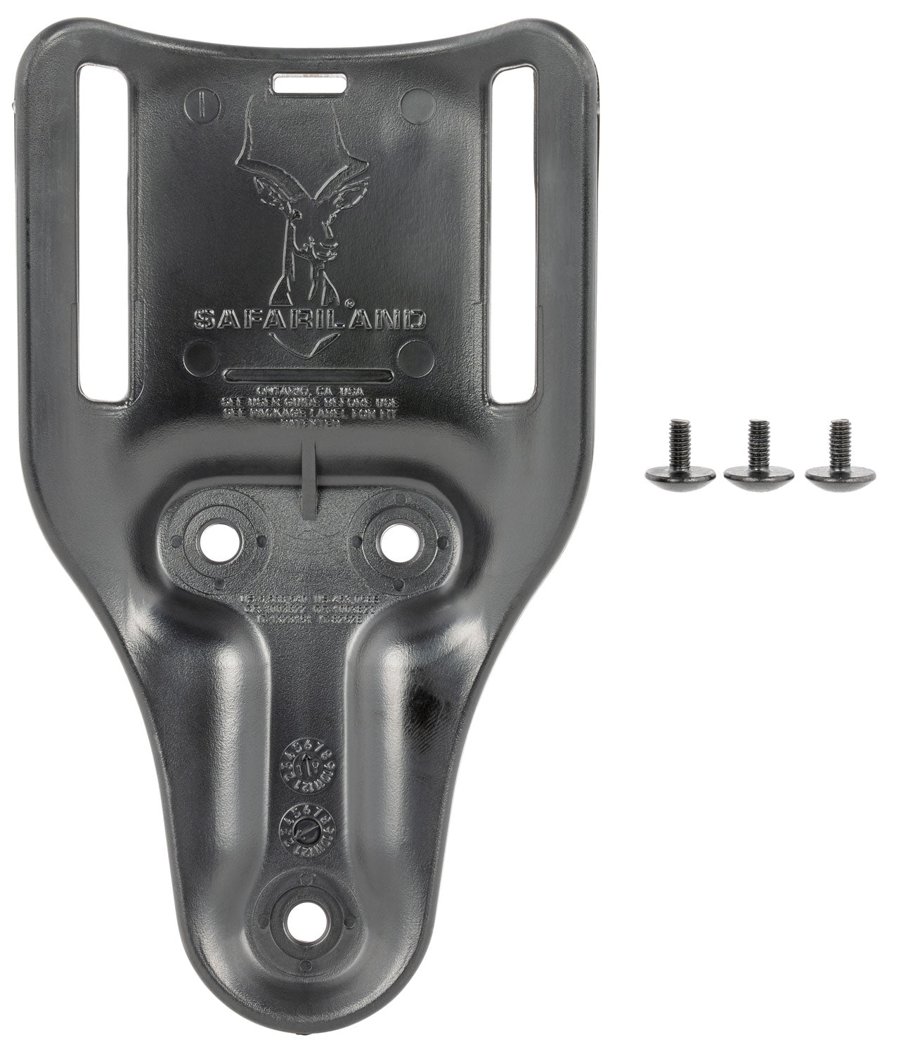 Safariland 6070UBL22 Black Mid-Ride Belt Loop 2" Duty Belt Holster Attachment
