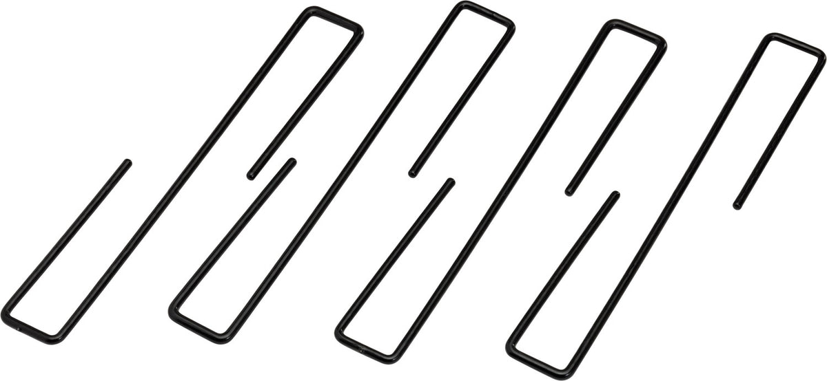 Hornady 95870 Hardened Steel Handgun Hanger Black PVC Coated 4-Pack