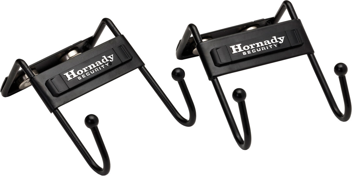 Hornady 95911 Gun Safe Magnetic Hook Black Metal Set of 2