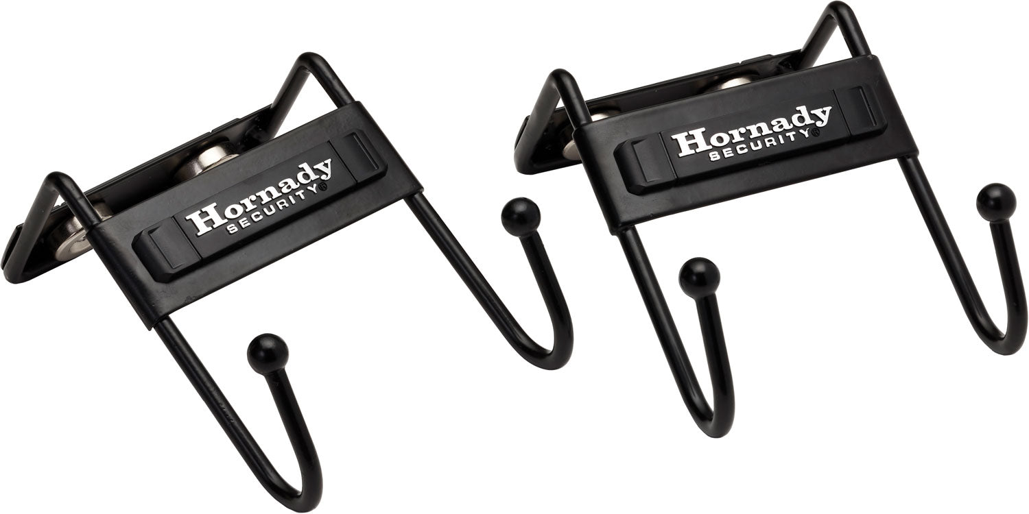 Hornady 95911 Gun Safe Magnetic Hook Black Metal Set of 2