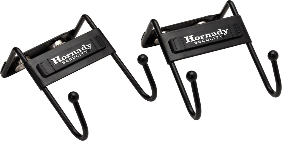 Hornady 95911 Gun Safe Magnetic Hook Black Metal Set of 2