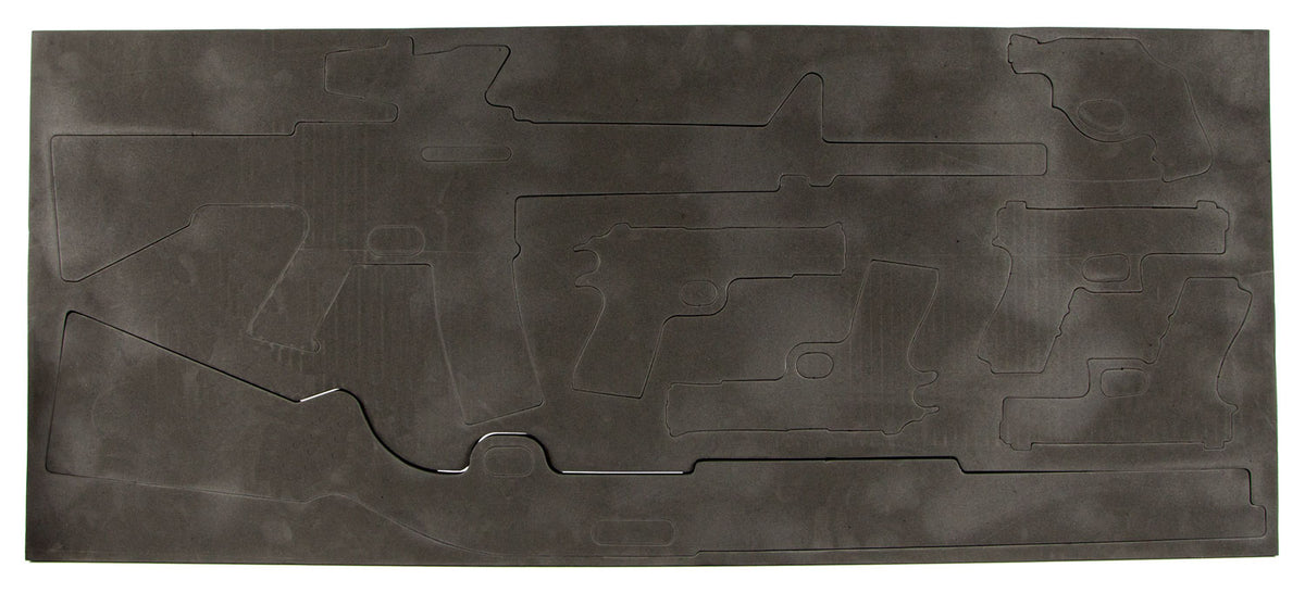 Hornady 98251 Black 40-Inch Foam Gun Sheet Safe Organizer 1.2" Thick