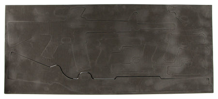 Hornady 98251 Black 40-Inch Foam Gun Sheet Safe Organizer 1.2" Thick