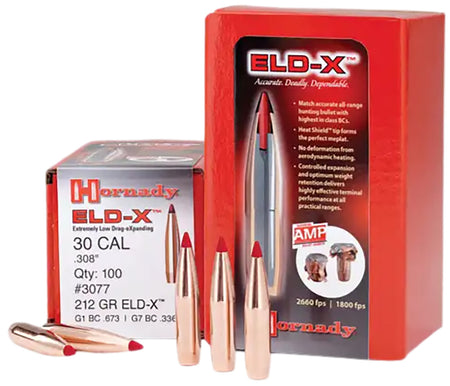 Hornady ELD-X 6mm .243 90gr Extremely Low Drag Expanding Hunting Bullets 100/Box