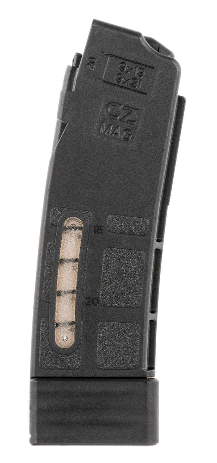 CZ-USA 11356 Scorpion EVO 20-Round 9mm Luger Magazine Black Polymer