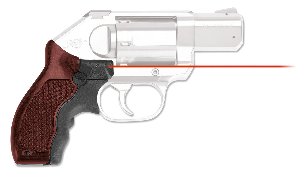 Crimson Trace 0196501 Kimber K6S Master Series Lasergrips - Red Laser Rosewood