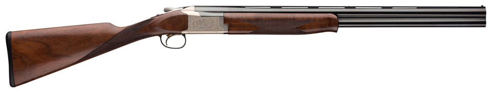 Browning 0180764005 Citori 725 Feather Superlight 12 Gauge 26" Barrel 2.75" 2rd, Blued Barrels, Silver Nitride Finished Engraved Receiver, Black Walnut Straight Grip Stock, Schnabel Forearm