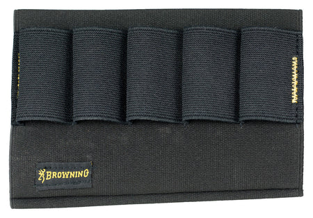 Browning Stock Option Elastic Nylon 5-Round Buttstock Mounted Shotgun Shell Holder