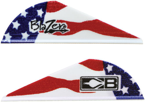 Bohning True Color 2" American Flag Blazer Vanes 36-Pack