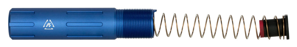 Strike Industries ARSPRESLICKBLU AR Pistol Buffer Tube Blue Anodized with Flat-Wire Spring
