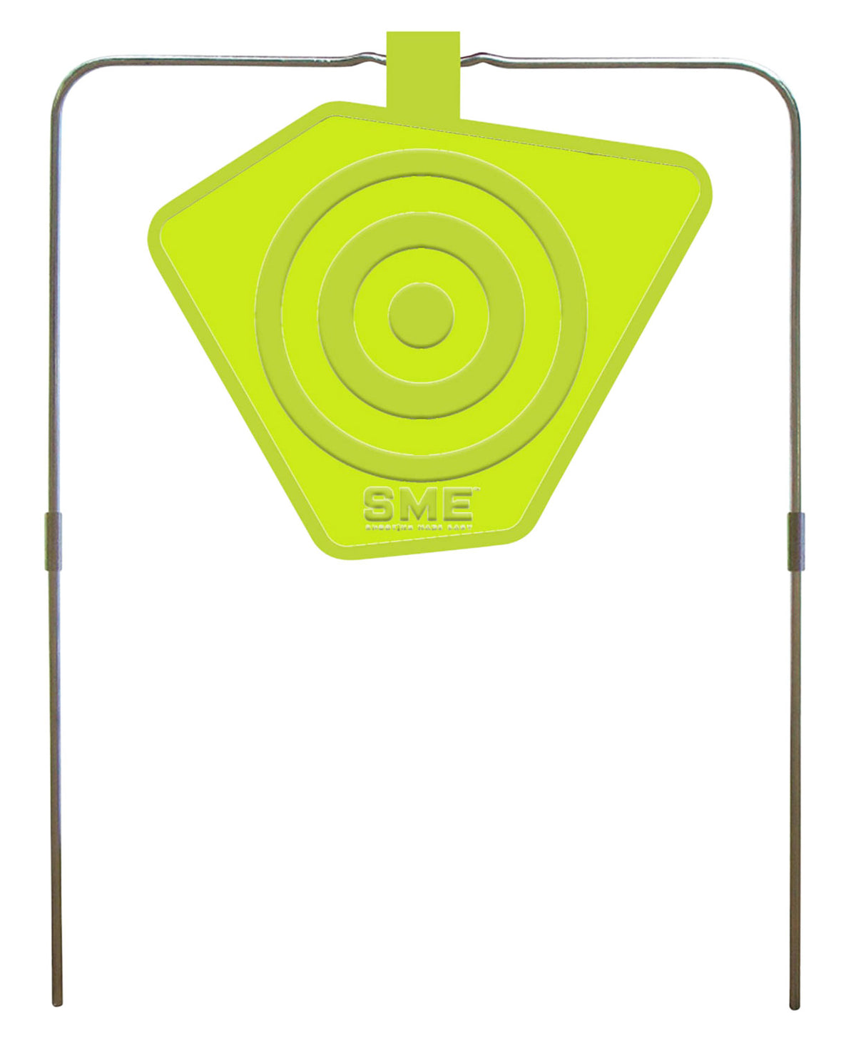 SME 80SHGNG 8 Inch Self-Healing Gong Target Polymer Green All Calibers Reactive