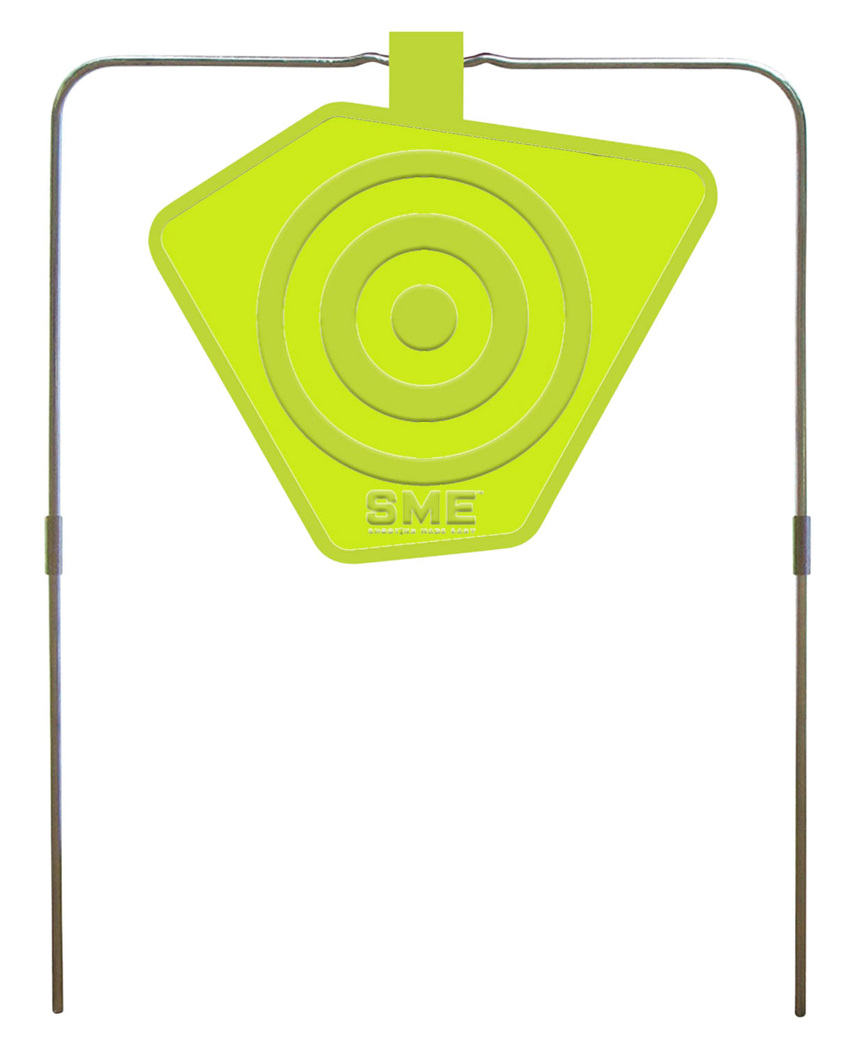 SME 80SHGNG 8 Inch Self-Healing Gong Target Polymer Green All Calibers Reactive