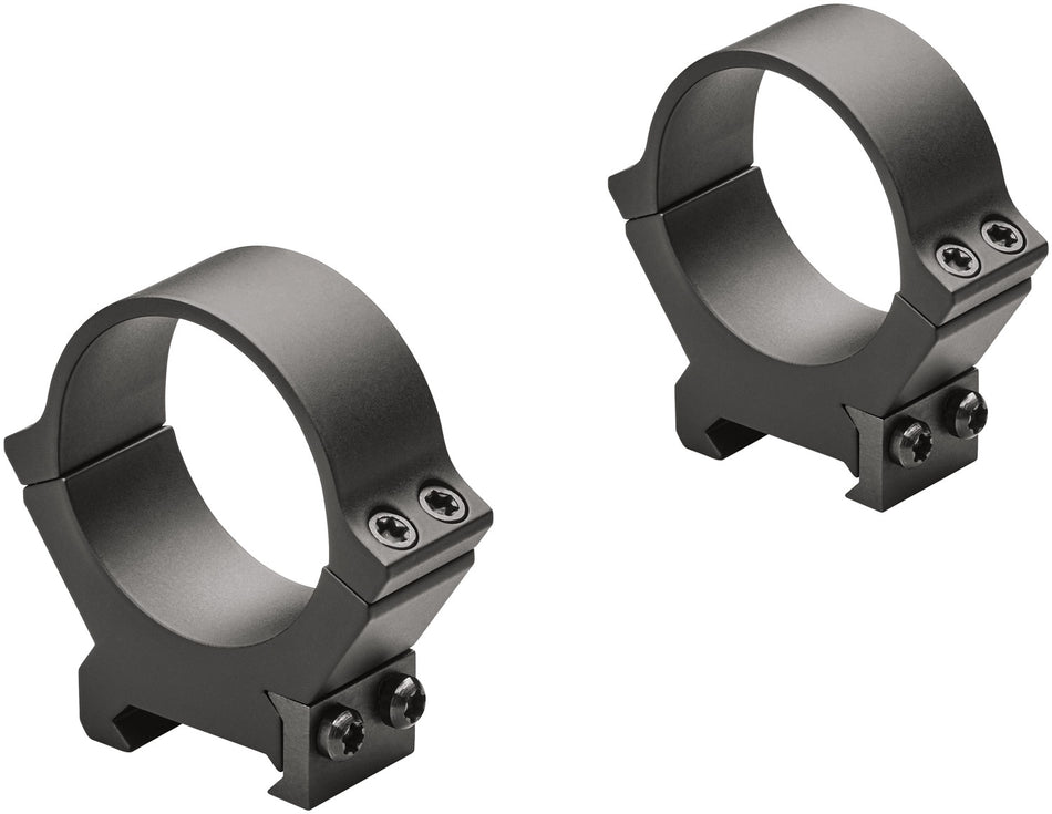 Leupold PRW2 Cross-Slot 34mm High Matte Black Scope Rings 175860
