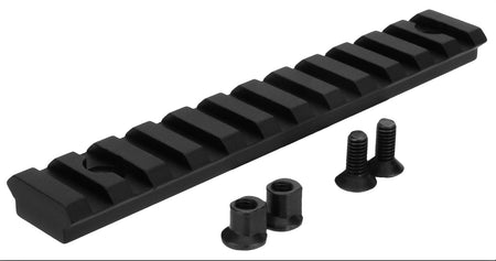 TacFire MAR103 KeyMod Picatinny Accessory Rail 11 Slots 5 Inch Black