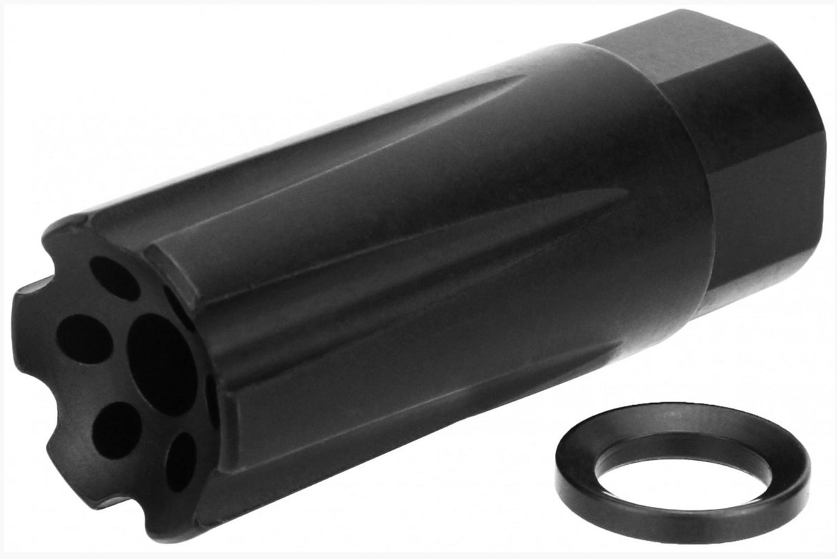 TacFire MZ1020 5.56 NATO AR-15 Linear Compensator Black Nitride 1/2x28 2.26 OAL