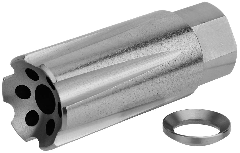 TacFire MZ1020SS 5.56 NATO AR-15 Stainless Steel Linear Compensator 1/2x28 2.05 OAL