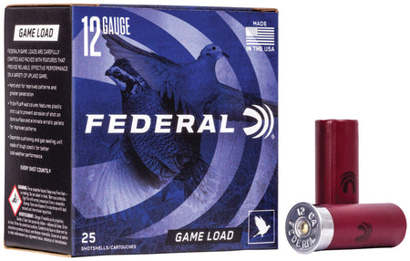 Federal Game-Shok Game Load Upland Shotgun Ammo 12 Gauge 2.75 in 1 oz #8