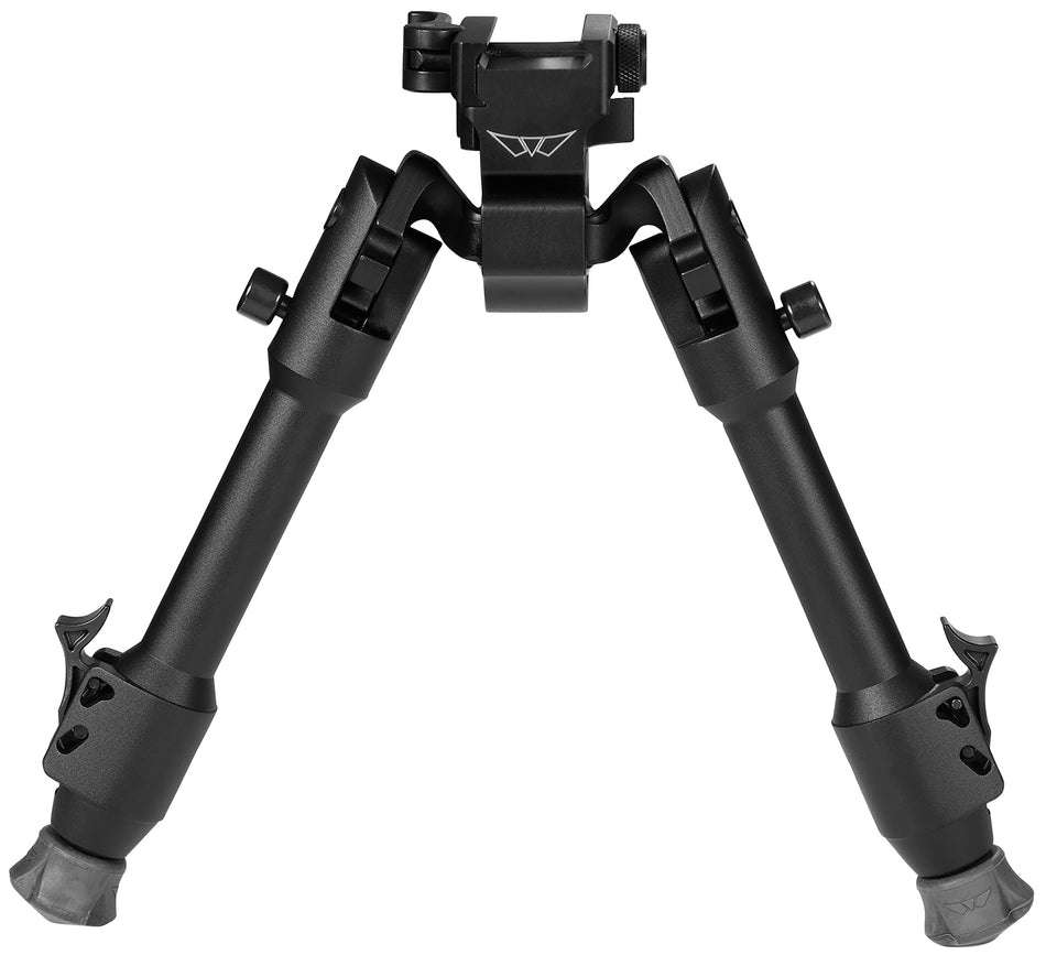 Warne 7901M Skyline Precision Aluminum Bipod QD Picatinny Black 6.90-9.10"