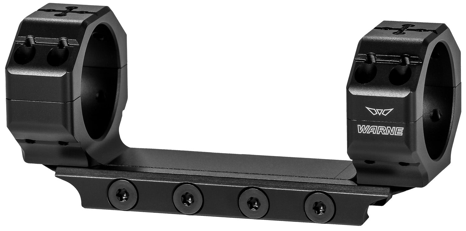 Warne 7814M Skyline Precision Scope Ring/Mount Combo Black Anodized 30mm 0 MOA Picatinny