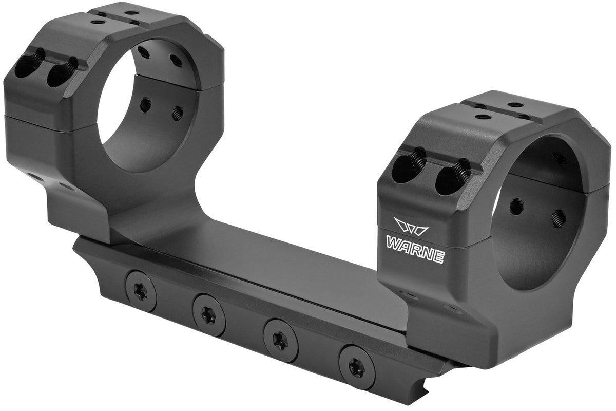 Warne 7817M Skyline Precision Scope Ring/Mount Combo Black Anodized 30mm 0 MOA Picatinny