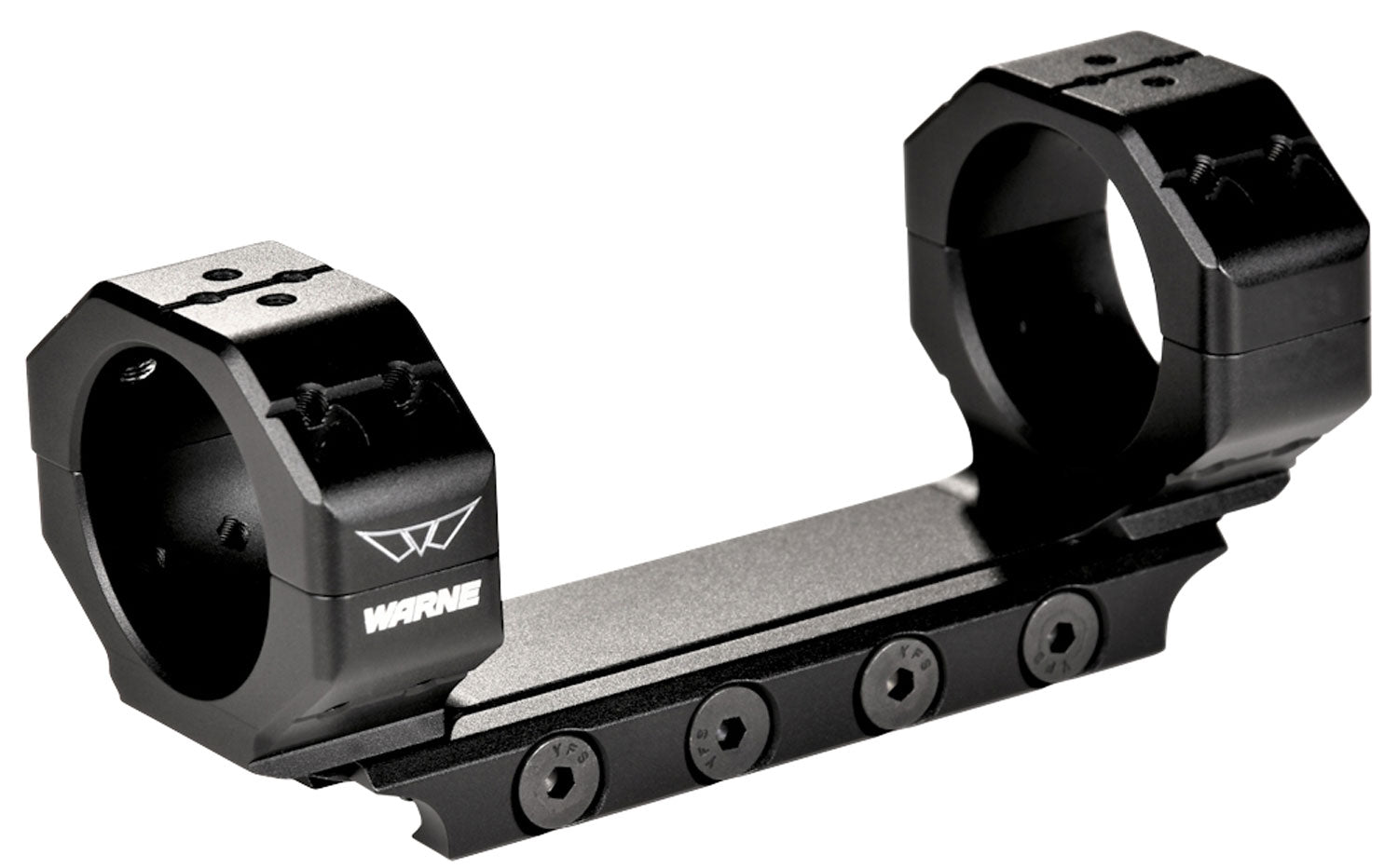 Warne 7841M Skyline Precision Scope Ring/Mount Combo Black Anodized 35mm 0 MOA Picatinny