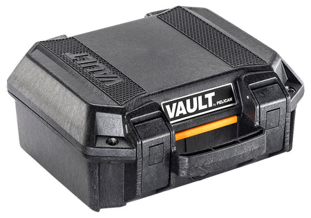 Pelican VCV100 Small Vault Pistol Case Black Polymer Weather Resistant Foam Lined