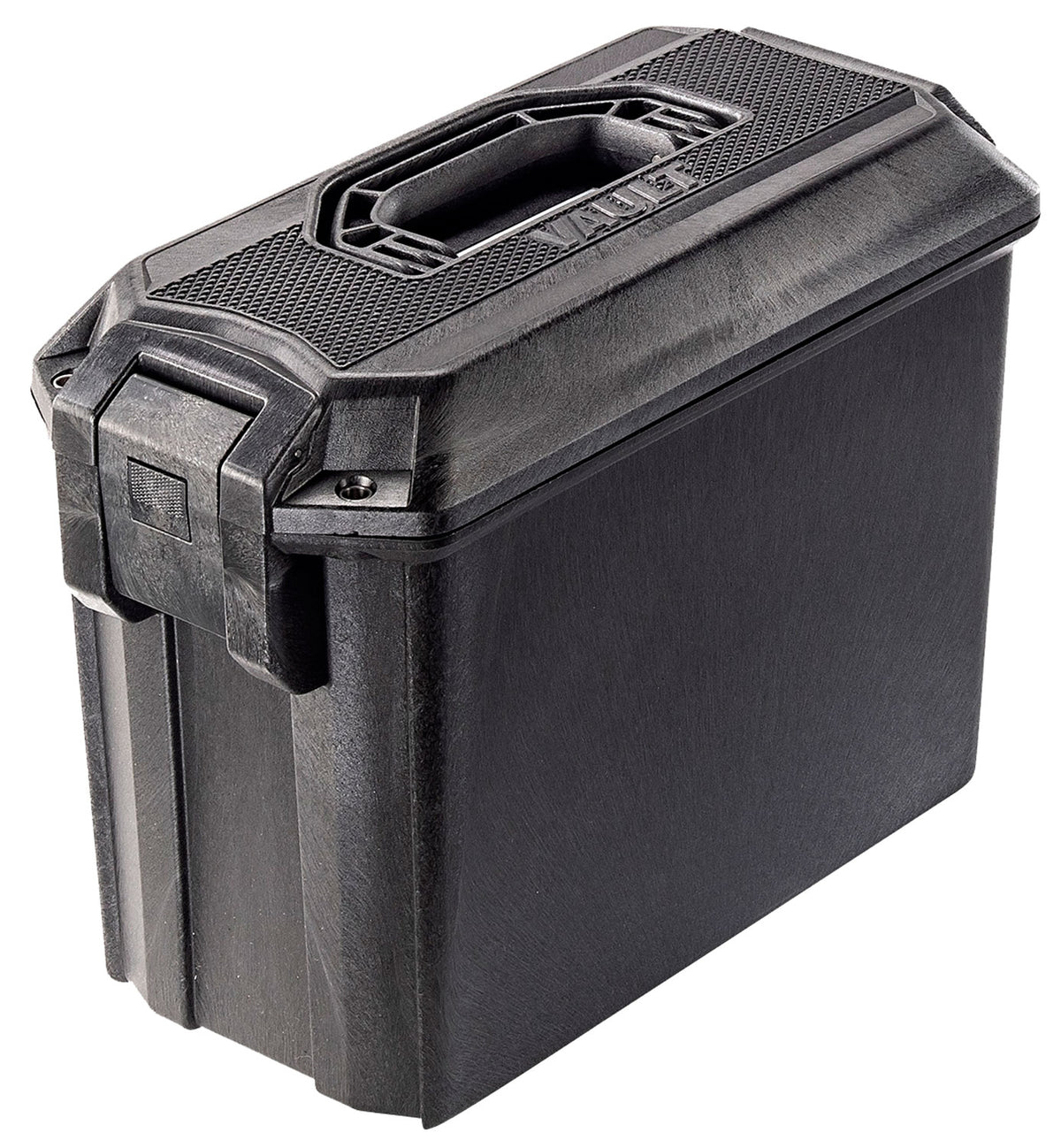 Pelican VCV250 Vault Ammo Hard Case Black Polymer with Push Button Latch and Foam