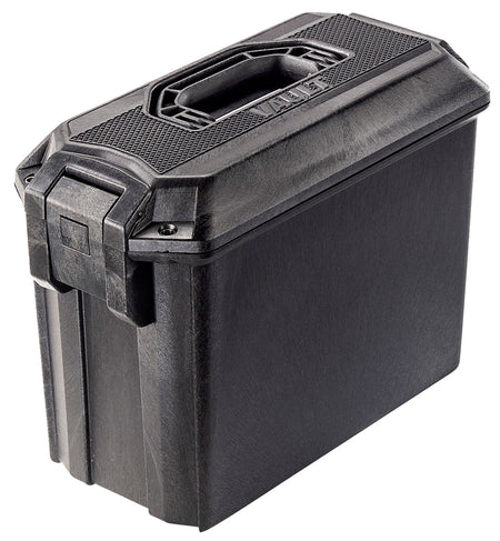Pelican VCV250 Vault Ammo Hard Case Black Polymer with Push Button Latch and Foam