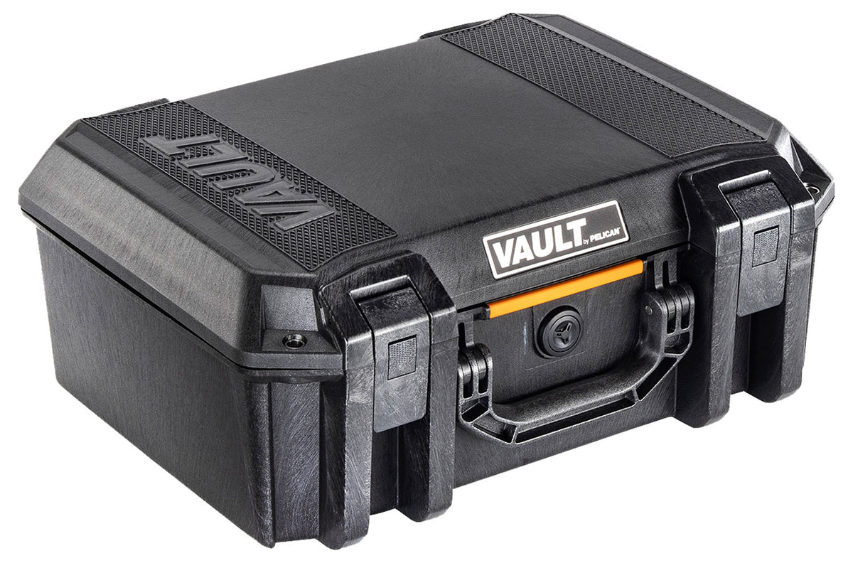 Pelican VCV300 Large Vault Handgun Case Black Polymer 2 Pistols Weather Resistant